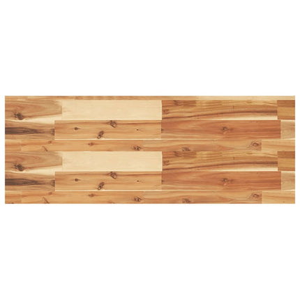 Svävande hylla 80x30x4 cm behandlat massivt akaciaträ