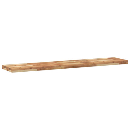 Svävande hyllor 3 st 120x30x4 cm behandlat massivt akaciaträ