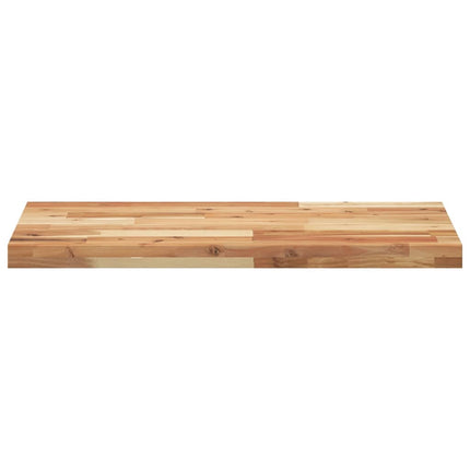 Svävande hyllor 3 st 100x40x4 cm behandlat massivt akaciaträ