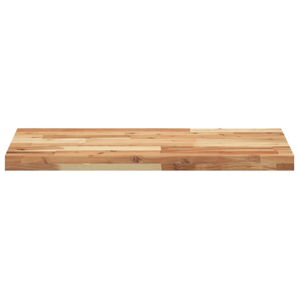 Svävande hyllor 3 st 140x40x4 cm behandlat massivt akaciaträ