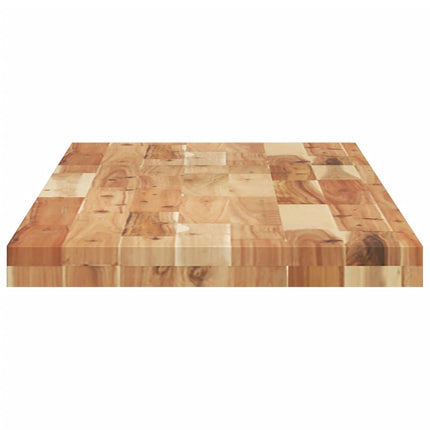 Svävande hyllor 4 st 140x40x4 cm behandlat massivt akaciaträ