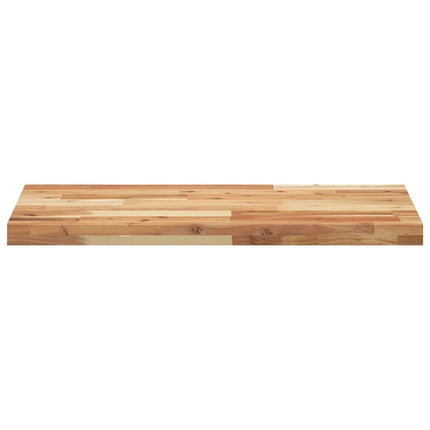 Svävande hyllor 4 st 160x40x4 cm behandlat massivt akaciaträ
