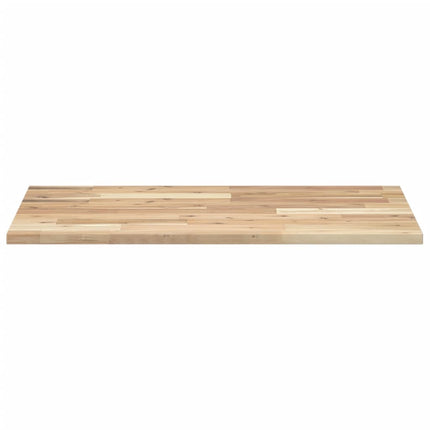 Bänkskiva för badrum obehandlad 80x50x2 cm massivt akaciaträ