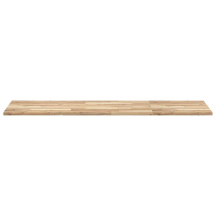 Bänkskiva för badrum obehandlad 140x50x2 cm massivt akaciaträ