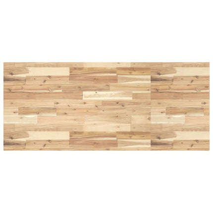 Bänkskiva för badrum obehandlad 140x60x4 cm massivt akaciaträ