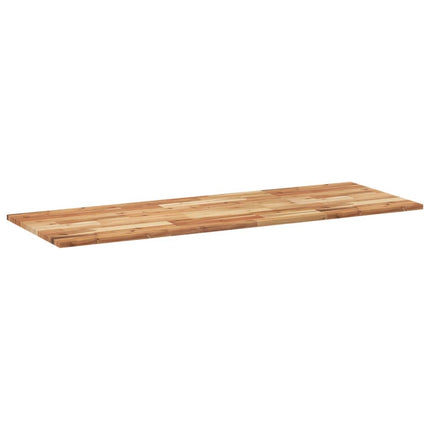 Bänkskiva för badrum behandlad 120x50x2 cm massivt akaciaträ