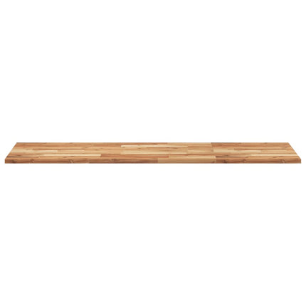 Bänkskiva för badrum behandlad 140x50x2 cm massivt akaciaträ