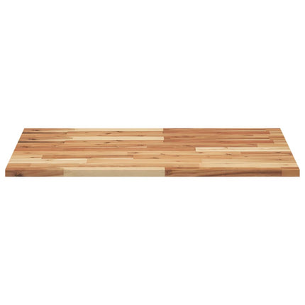 Bänkskiva för badrum behandlad 80x60x2 cm massivt akaciaträ