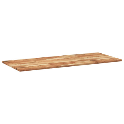 Bänkskiva för badrum behandlad 120x60x2 cm massivt akaciaträ