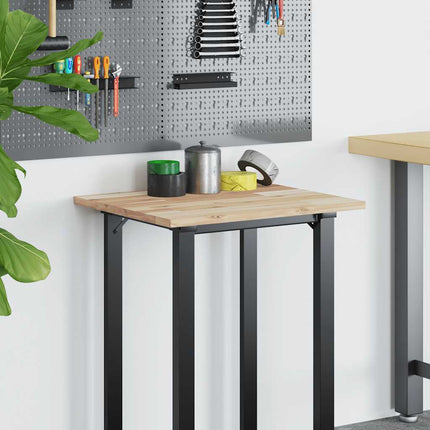 Bordsskiva obehandlad 60x50x2 cm massivt akaciaträ