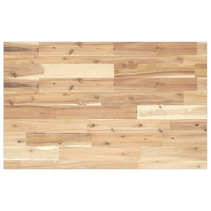 Bordsskiva obehandlad 100x50x2 cm massivt akaciaträ