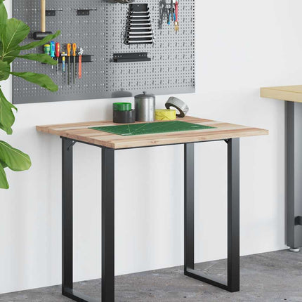 Bordsskiva obehandlad 80x60x2 cm massivt akaciaträ