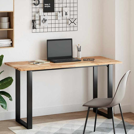 Bordsskiva obehandlad 140x60x2 cm massivt akaciaträ
