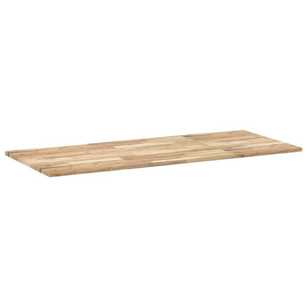 Bordsskiva obehandlad 140x60x2 cm massivt akaciaträ
