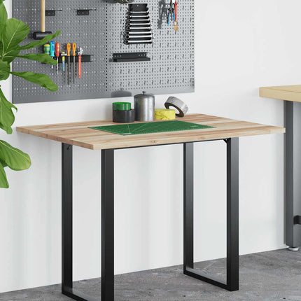 Bordsskiva obehandlad 100x70x2 cm massivt akaciaträ