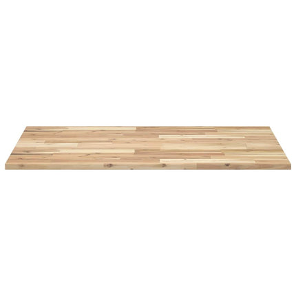 Bordsskiva obehandlad 100x70x2 cm massivt akaciaträ