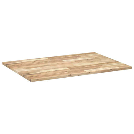 Bordsskiva obehandlad 120x70x2 cm massivt akaciaträ