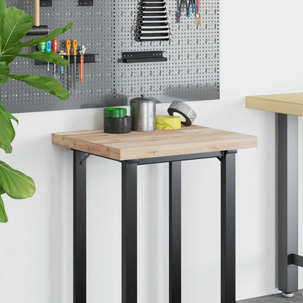Bordsskiva obehandlad 80x50x4 cm massivt akaciaträ