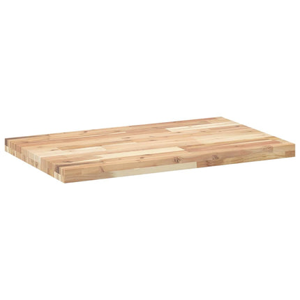 Bordsskiva obehandlad 80x50x4 cm massivt akaciaträ