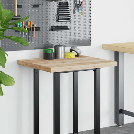 Bordsskiva obehandlad 80x60x4 cm massivt akaciaträ