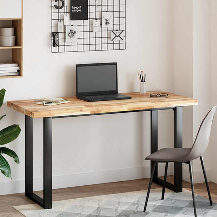 Bordsskiva obehandlad 140x60x4 cm massivt akaciaträ