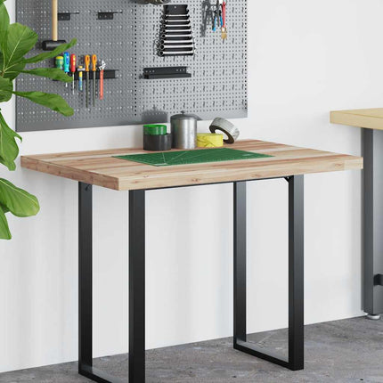 Bordsskiva obehandlad 100x70x4 cm massivt akaciaträ