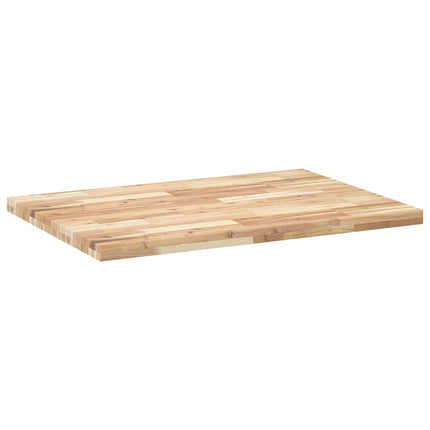 Bordsskiva obehandlad 120x70x4 cm massivt akaciaträ