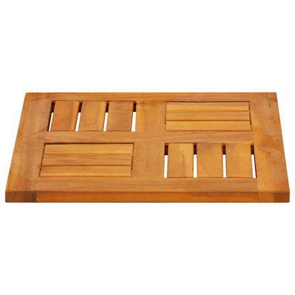Bordsskiva 40x40x2 cm fyrkantig massiv akacia