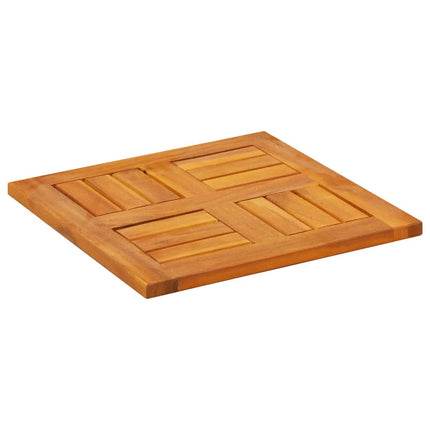 Bordsskiva 40x40x2 cm fyrkantig massiv akacia