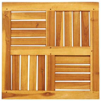 Bordsskiva 50x50x2 cm fyrkantig massiv akacia
