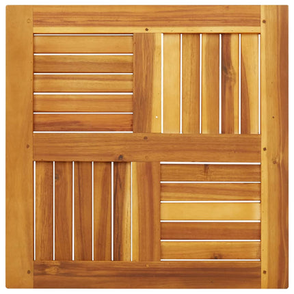 Bordsskiva 60x60x2 cm fyrkantig massiv akacia