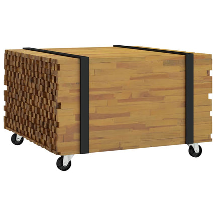Kaffeebord Brun 60 x 60 x 38 cm Massivt teakträ