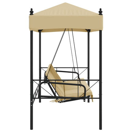 Hammock med tak sandvit stål