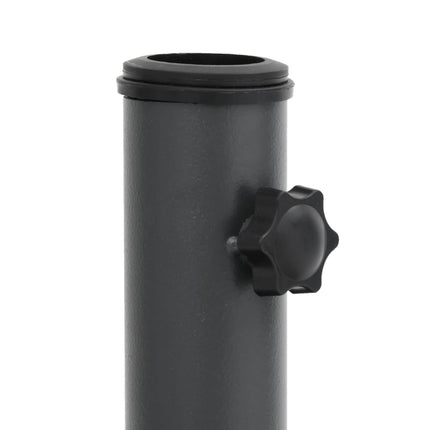 Parasollfot för Ø32/38/48 mm stolpar 17 kg fyrkantigt