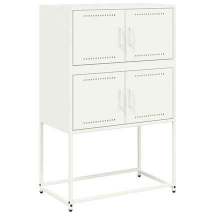 Skänk vit 68,5x38,5x107 cm stål