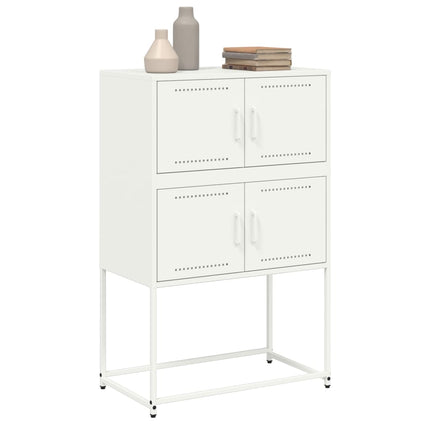 Skänk vit 68,5x38,5x107 cm stål