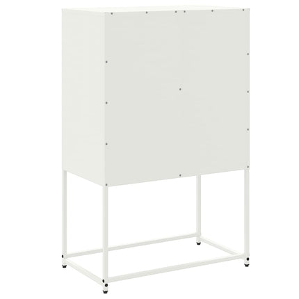 Skänk vit 68,5x38,5x107 cm stål