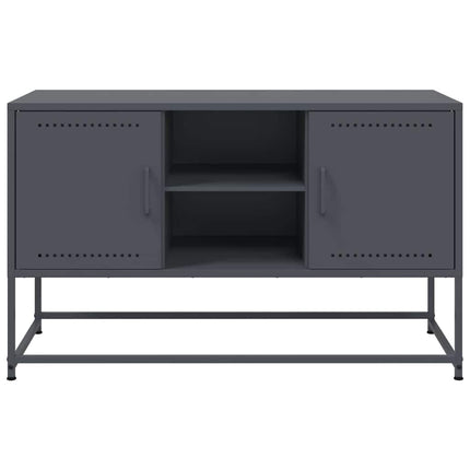 TV-skåp antracit 100,5x39x60,5 cm stål