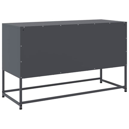 TV-skåp antracit 100,5x39x60,5 cm stål