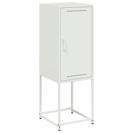 Högskåp vit 36x39x107 cm stål
