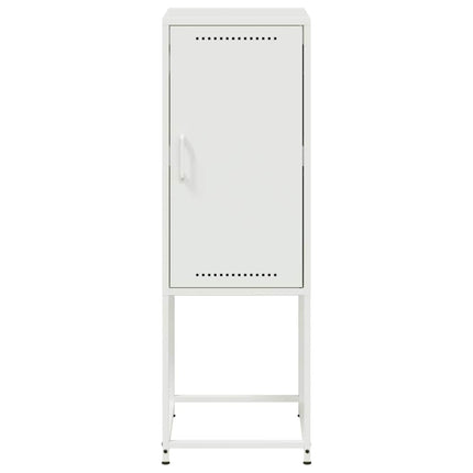 Högskåp vit 36x39x107 cm stål