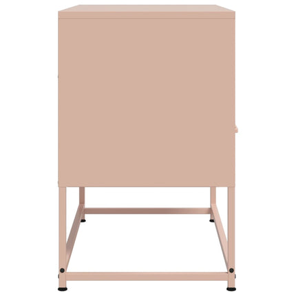 TV-skåp rosa 68x39x60,5 cm stål
