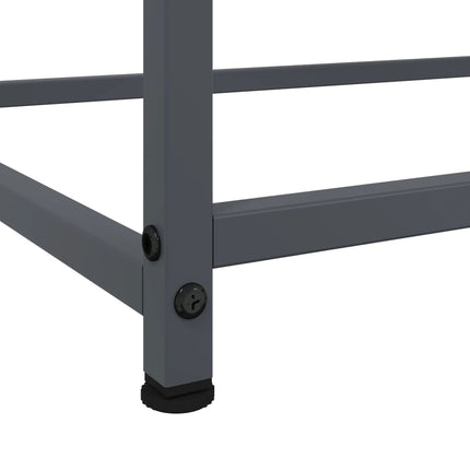 Skänk antracit 100,5x39x107 cm stål