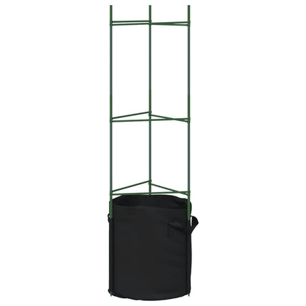 Tomatbur med växtpåse 2 st 116 cm stål och PP