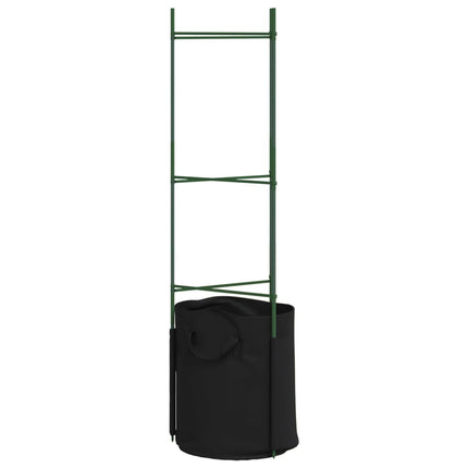 Tomatbur med växtpåse 2 st 116 cm stål och PP