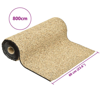 Kantmatta naturlig sand 800x60 cm