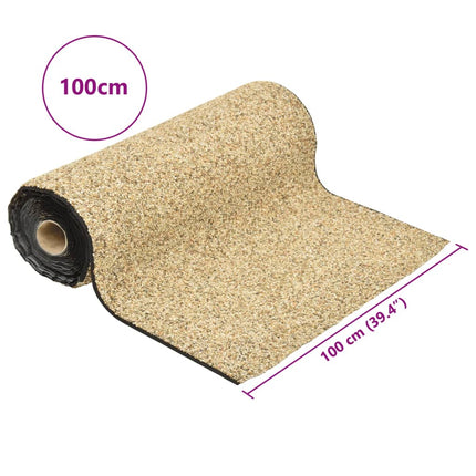 Kantmatta naturlig sand 100x100 cm