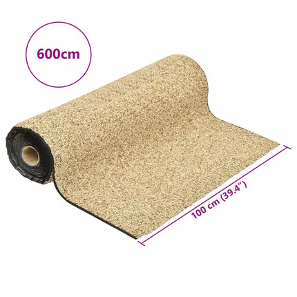 Kantmatta naturlig sand 600x100 cm