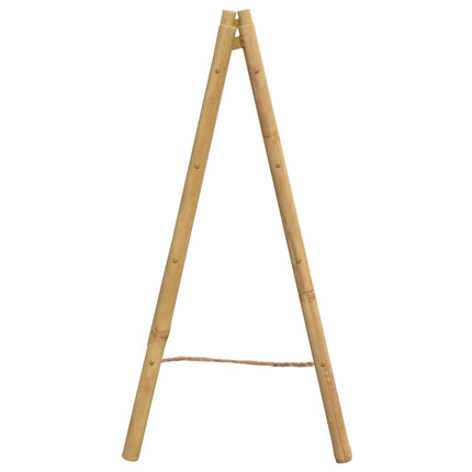 Dubbel handduksstege med 4 stegpinnar 90x50x100 cm bambu