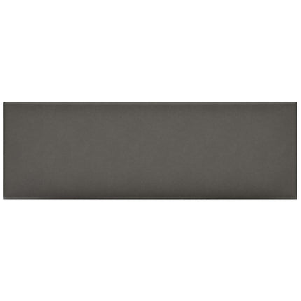 Väggsänggavel 12 pcs Grå 90 x 30 cm tyg